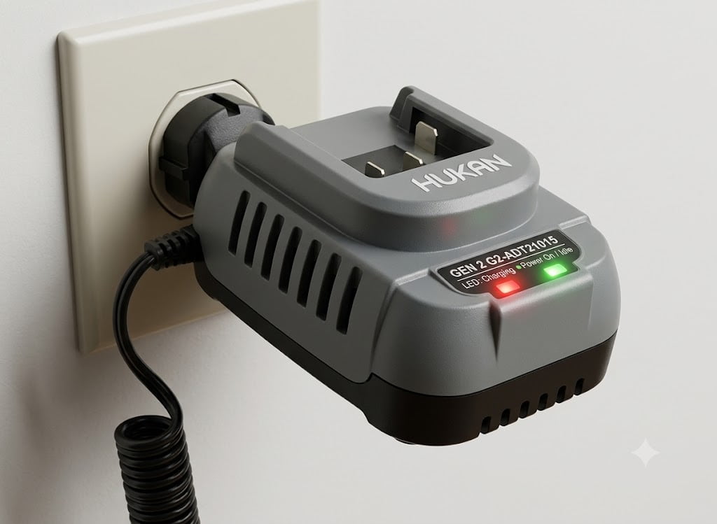 Bộ Sạc Hukan Gen 2 G2-ADT21015 - Sạc Nhanh An Toàn Cho Hệ Sinh Thái Pin Hukan