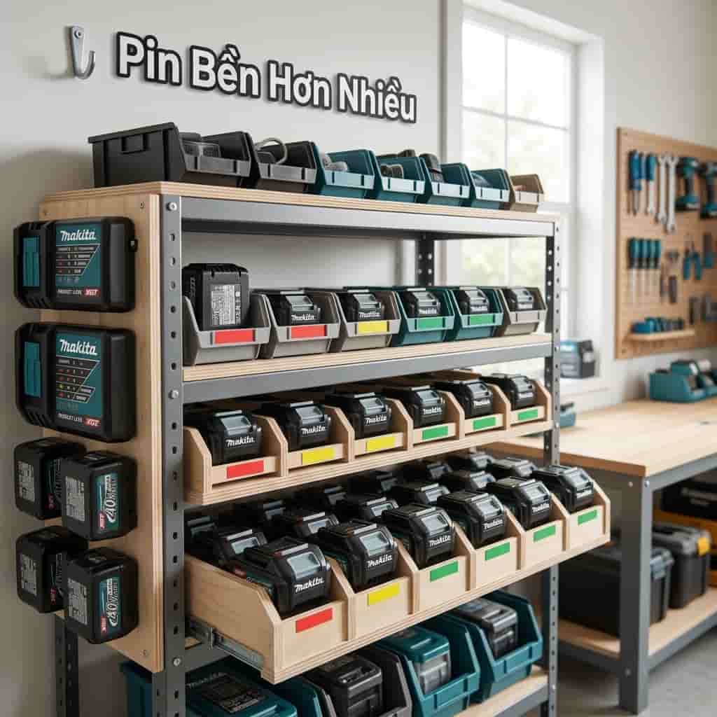 Bảo quản pin Lithium đúng cách trong môi trường khô ráo
