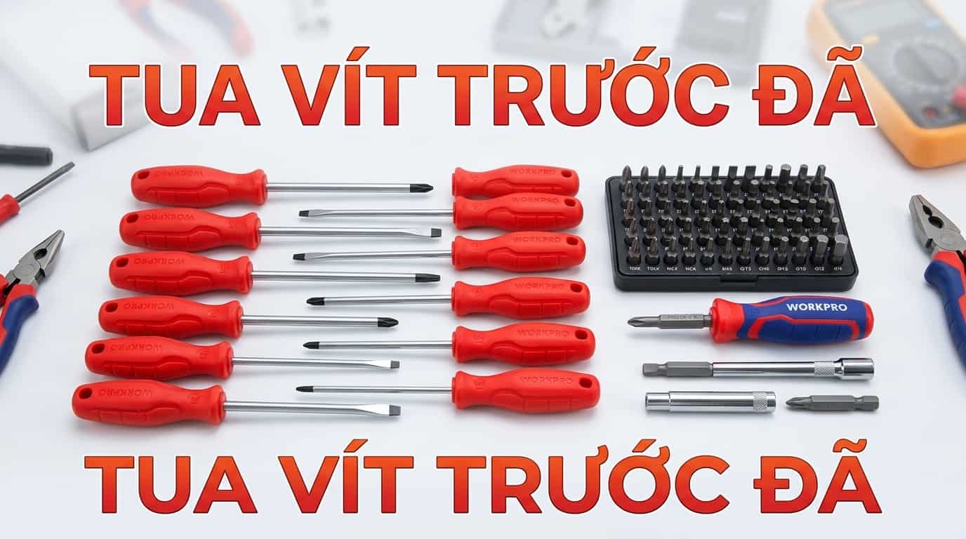 Bộ tua vít chất lượng dành cho người thợ