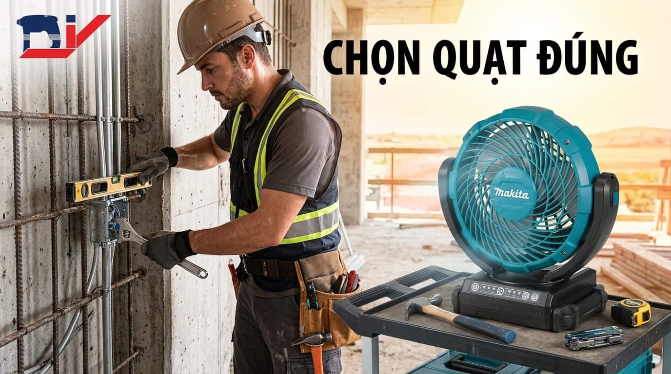 Quạt pin di động phù hợp sẽ mang lại hiệu quả làm mát tốt hơn trong nhiều môi trường sử dụng.