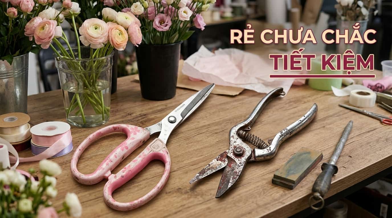 So sánh chi phí sử dụng kéo Nhật và kéo giá rẻ theo thời gian