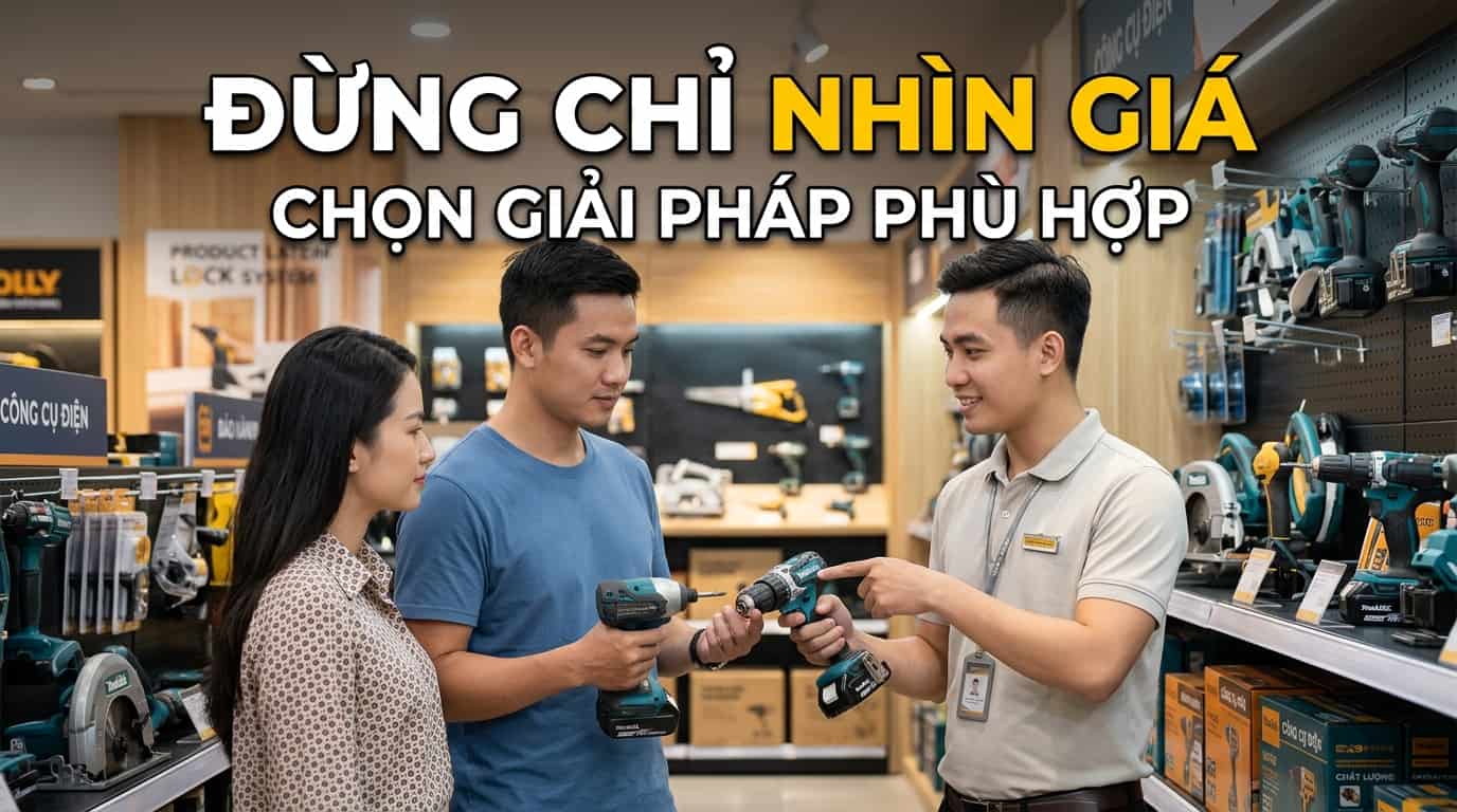 Lựa chọn dụng cụ phù hợp nhu cầu sử dụng