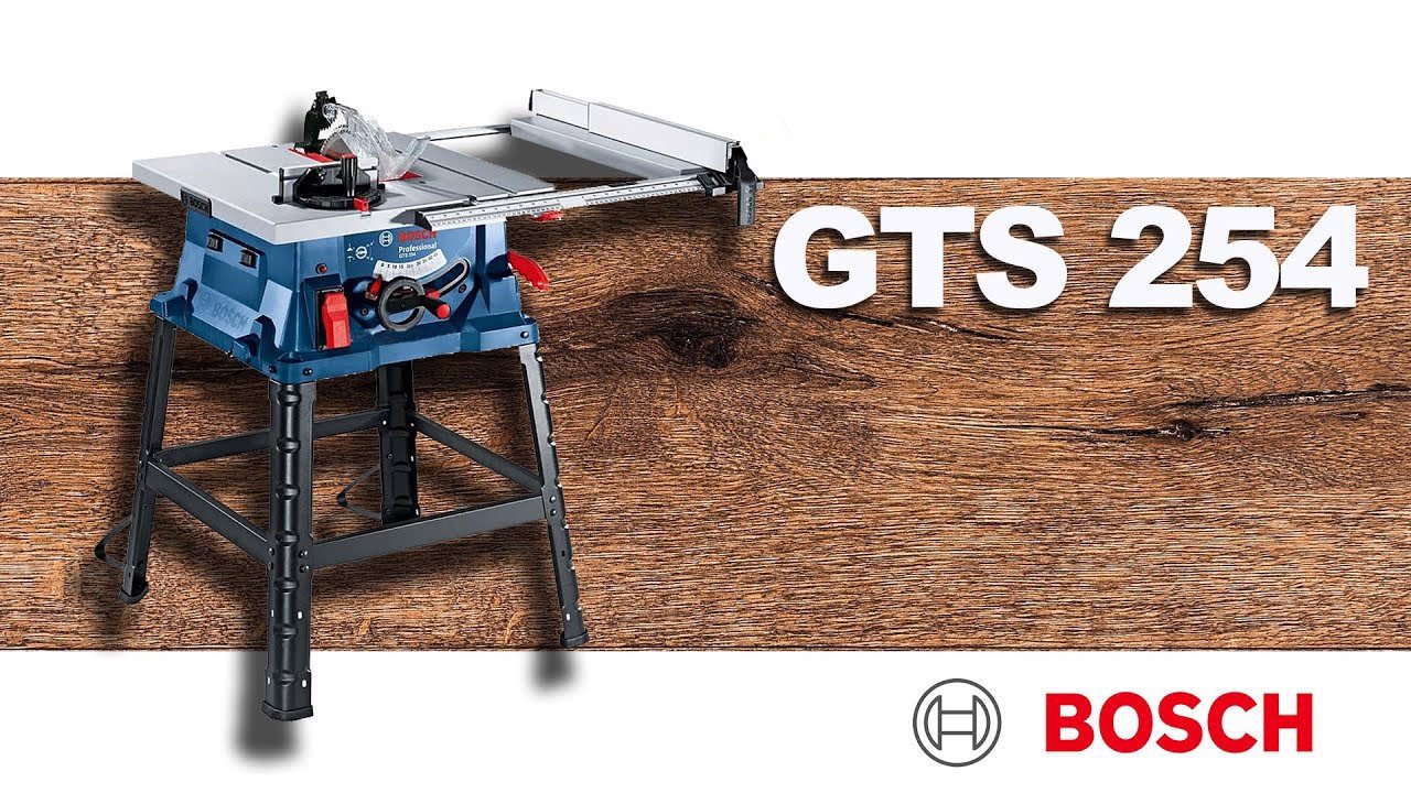 Phô bày nét xuất sắc của máy cưa bàn nhỏ Bosch GTS 254 mâm thép