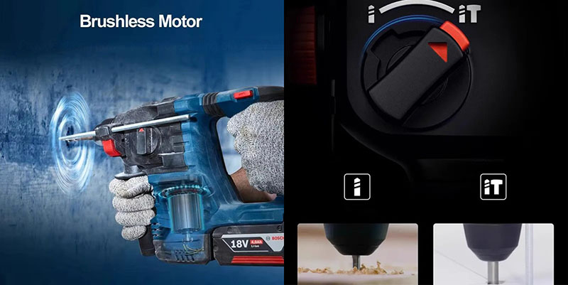 Máy khoan bê tông dùng pin Bosch GBH 18V-18 (Solo)