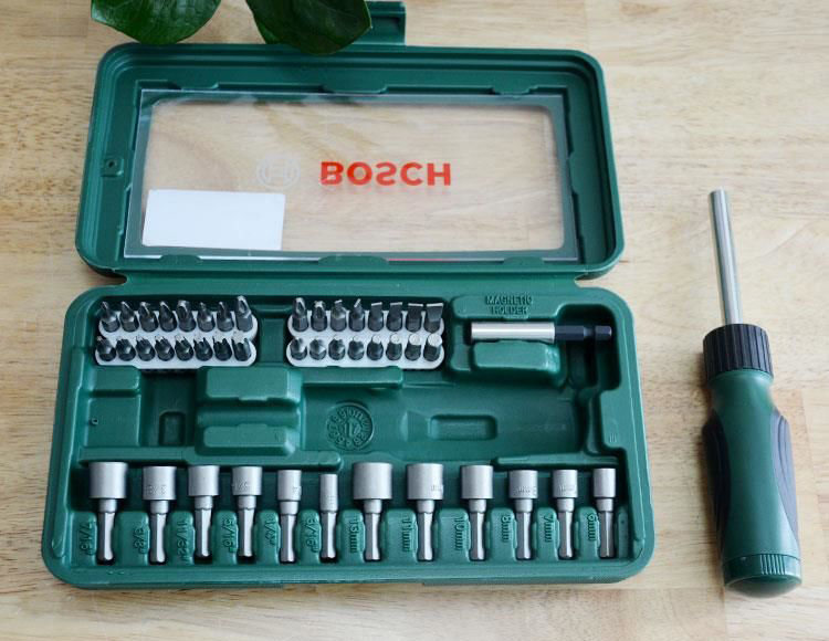 Bộ vặn vít đa năng Bosch 46 chi tiết 2607019504