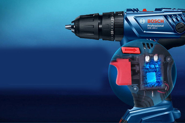 Soi các tính năng hấp dẫn trên khoan pin 3 chế độ Bosch GSB 180-LI