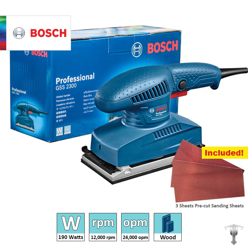 Đánh giá về máy chà nhám rung Bosch GSS 2300