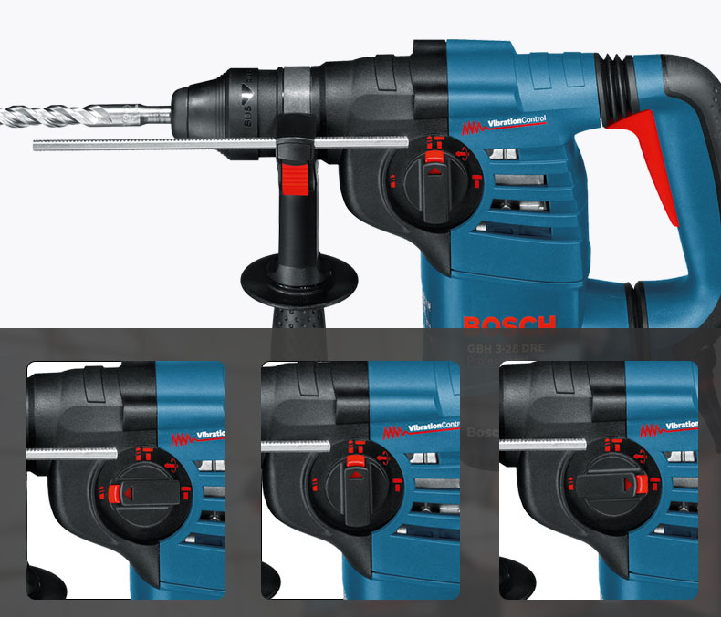 Bạn biết gì về máy khoan bê tông Bosch Đức - Bosch GBH 3-28 DRE?