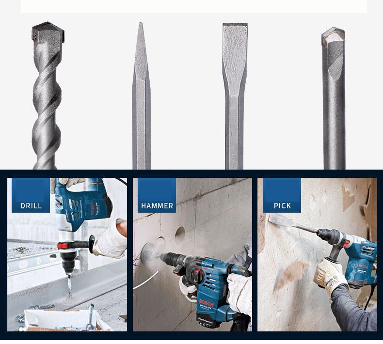 Bạn biết gì về máy khoan bê tông Bosch Đức - Bosch GBH 3-28 DRE?