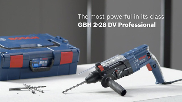 Chọn máy khoan búa Bosch GBH 2-28DV để khoan bê tông hiệu quả hơn