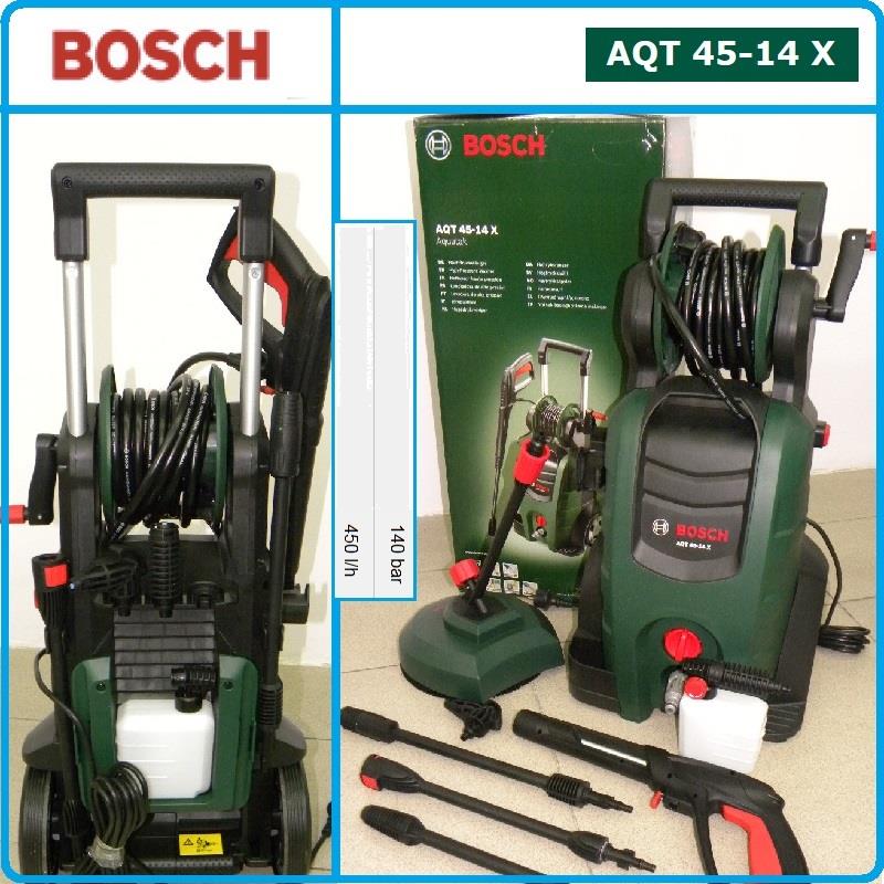 Điểm hấp dẫn gì trên máy rửa xe Bosch AQT 45-14X giá 7.5 triệu đồng?
