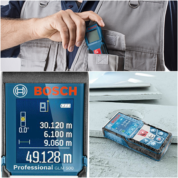 Máy đo khoảng cách Bosch GLM-500 kế thừa và cải tiến nổi bật