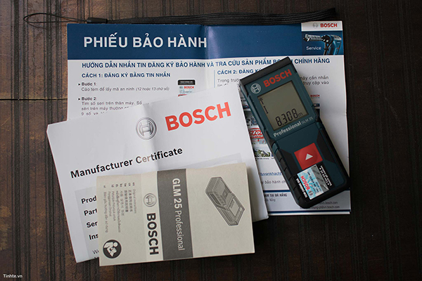 Những ứng dụng mới lạ của máy đo khoảng cách Bosch GLM 25