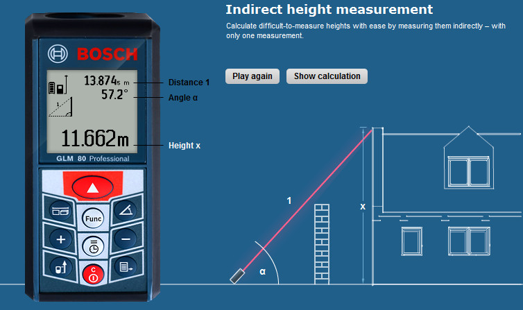 Những điều cần biết về máy đo khoảng cách GLM 80 Bosch