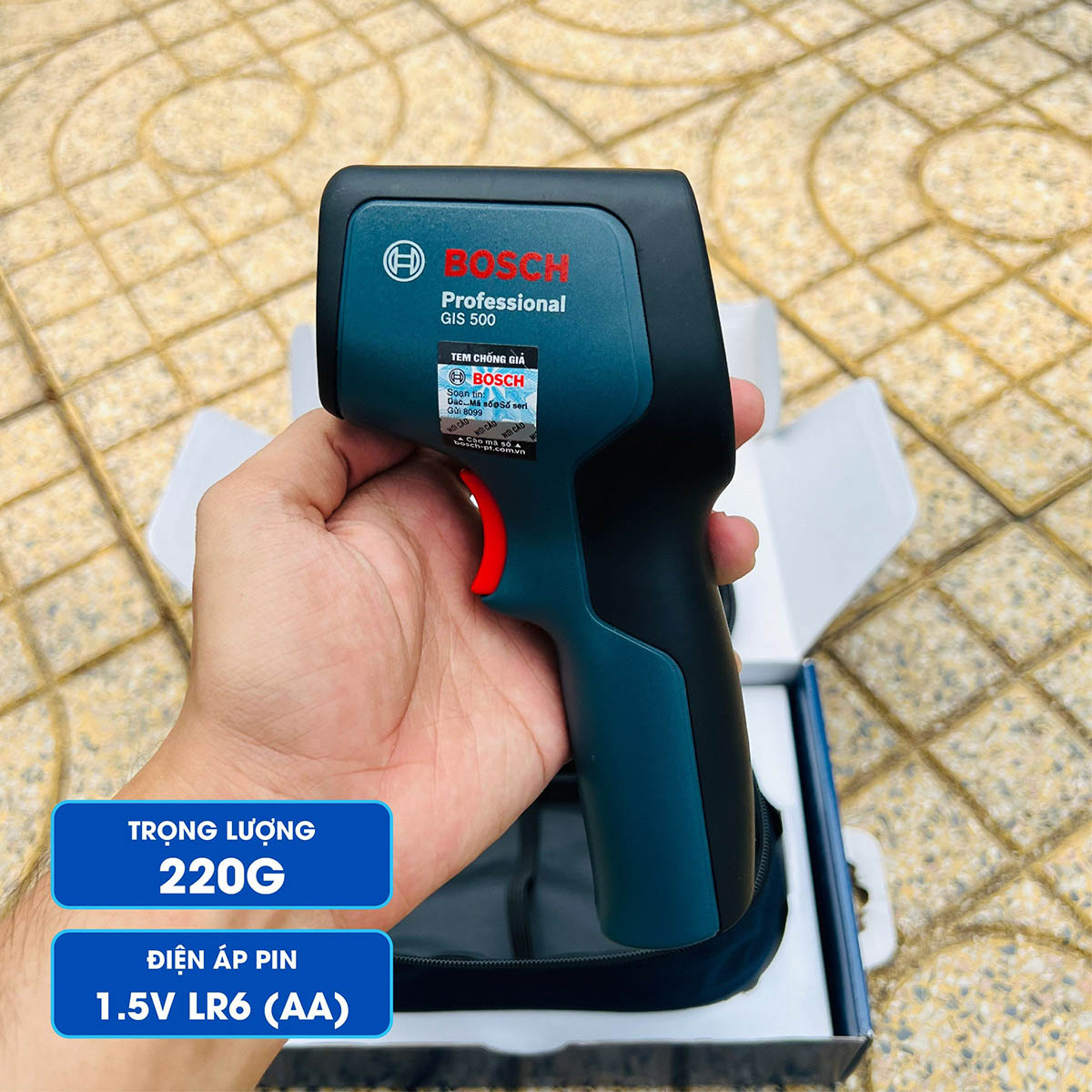 Máy đo khoảng cách Laser tia Xanh Bosch GLM 50-23 G