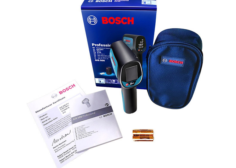 Máy đo nhiệt độ Bosch GIS 500 là cánh tay đắc lực giám sát thi công