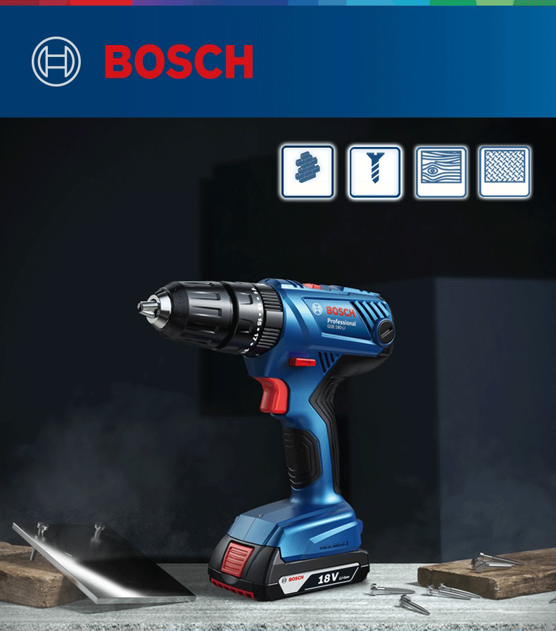 Bosch GSB 180-LI, máy khoan pin Bosch 18V ba chức năng đáng mua nhất