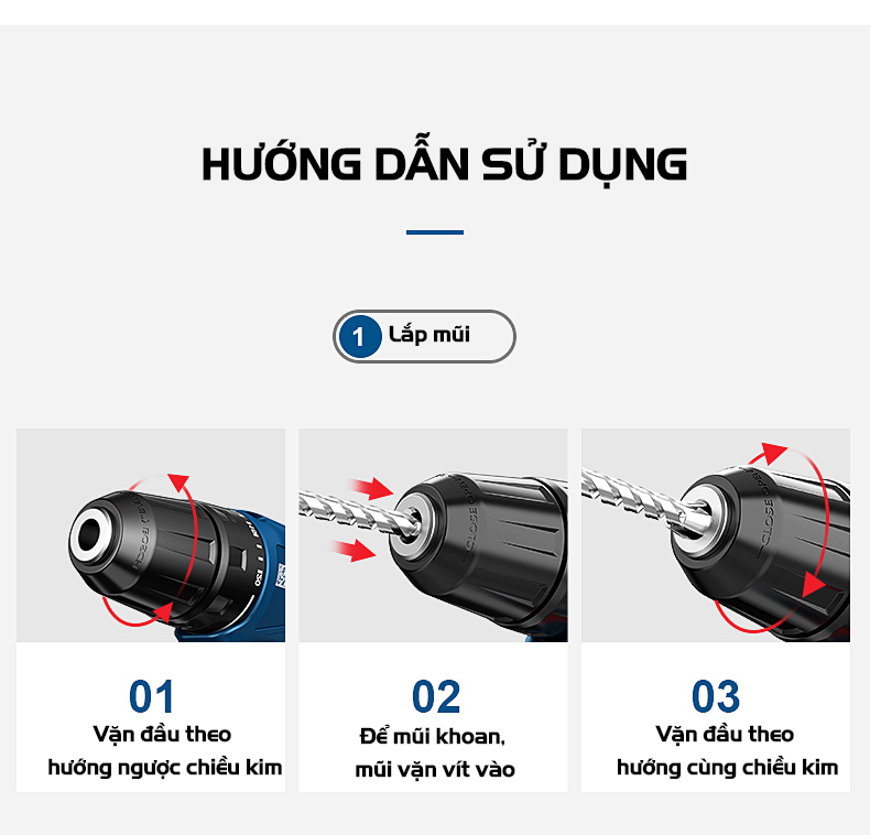 3 điểm nhất của máy khoan cầm tay mini Bosch GSR 120-LI GEN II