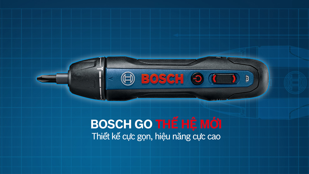 Lý thú máy vặn vít Bosch Go Gen 2 sửa điện tử chỉ bằng cú đẩy
