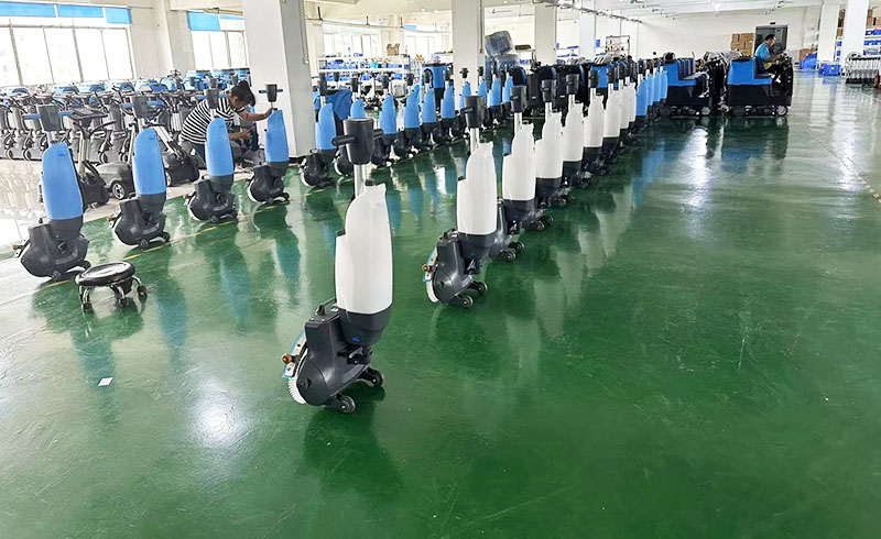 Máy chà sàn nhà xưởng liên hợp mini Clepro C25B