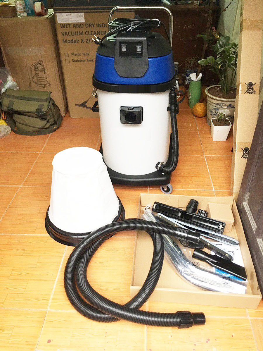 Máy hút bụi khô và ướt 70L CleproX X-2/75 (thùng nhựa)