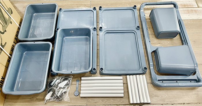 Xe đẩy dọn đồ ăn CLEPRO CS-3/6