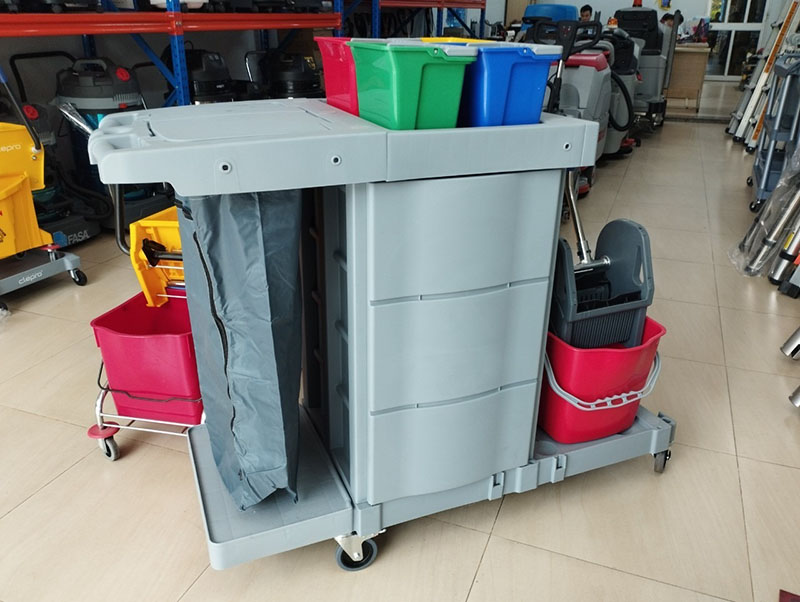 Xe đẩy dọn phòng khách sạn CLEPRO CP-4/1B