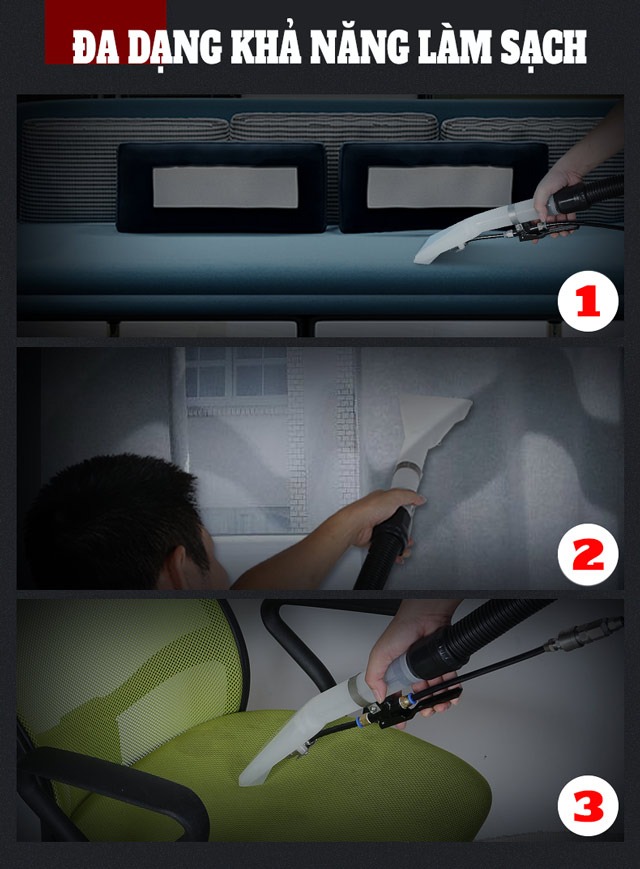 Máy Giặt Thảm Sofa Clepro C1/18F: Giải Pháp 3 Trong 1 Cho Dịch Vụ Chuyên Nghiệp