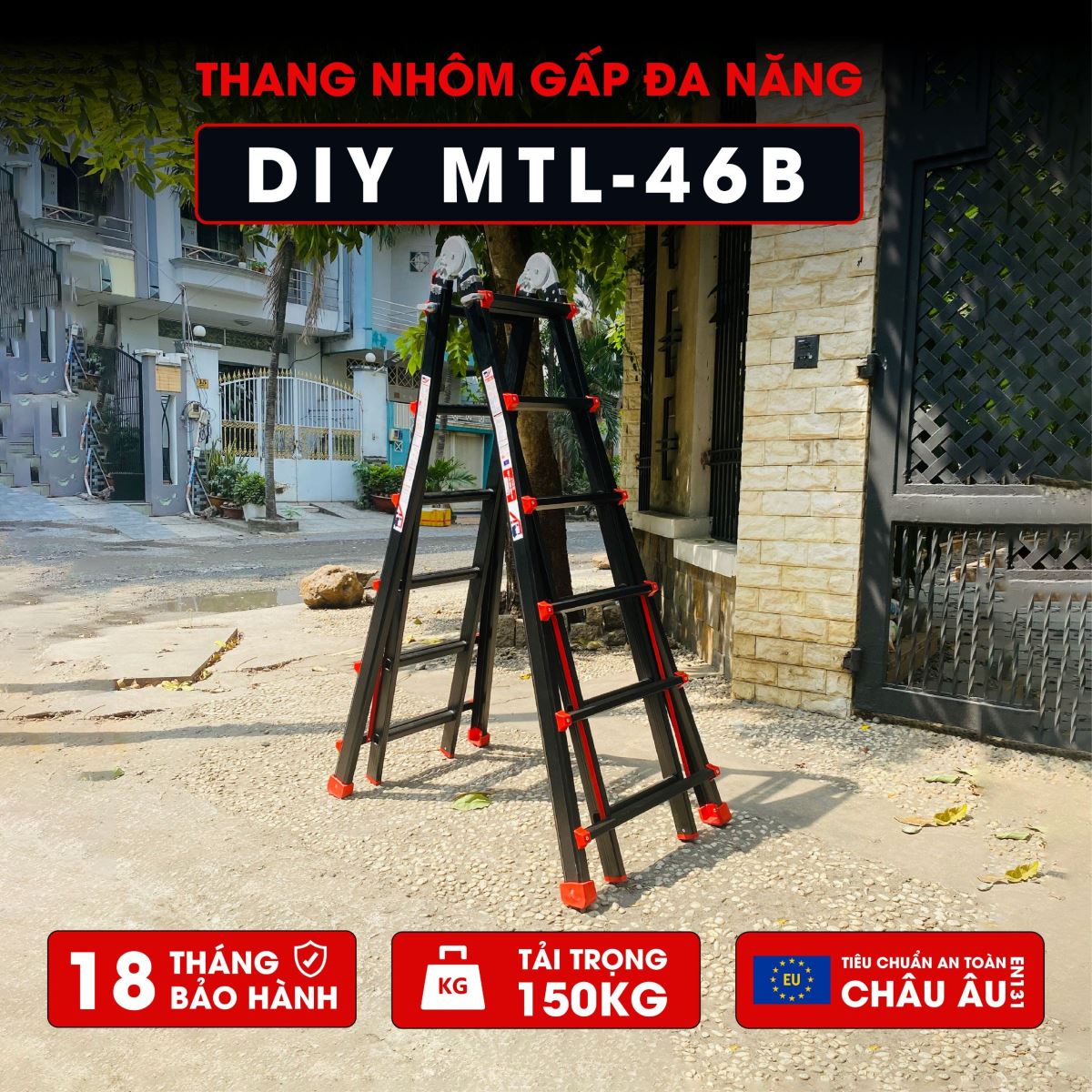 Thang Nhôm Gấp Đa Năng DIY MTL-46B
