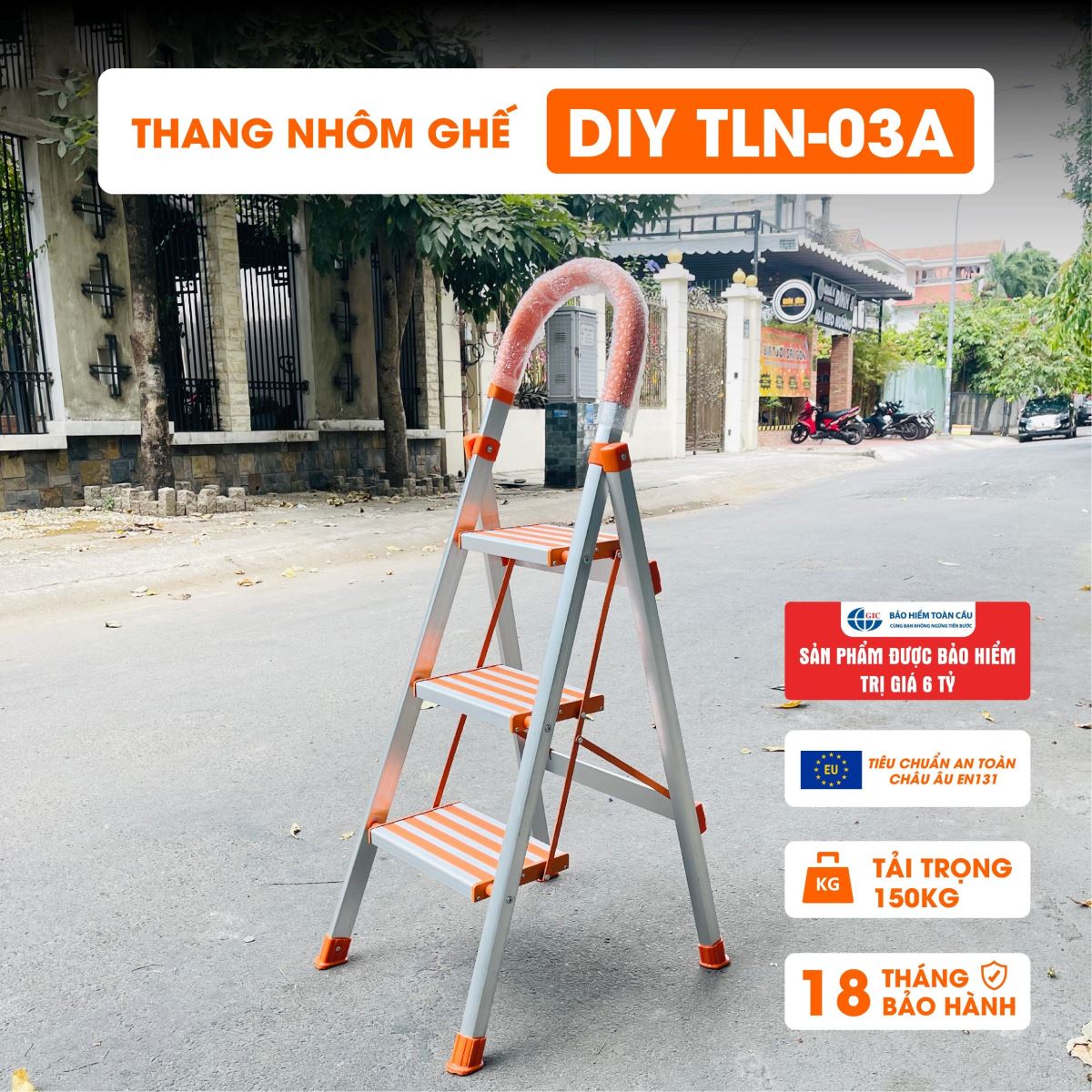 Thang ghế nhôm DIY TLN-03A
