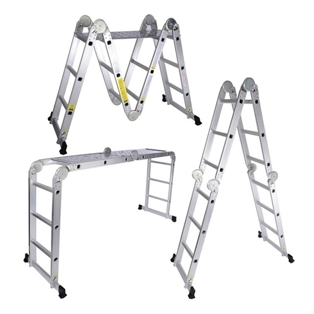Thang nhôm gấp đoạn DIY TLG 3D