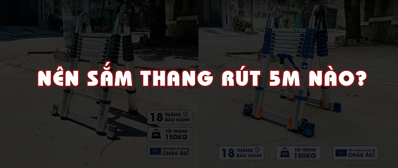 Thang nhôm rút 5m DIY TL-AI-50S với TL-AI-50: Ai nên sắm?