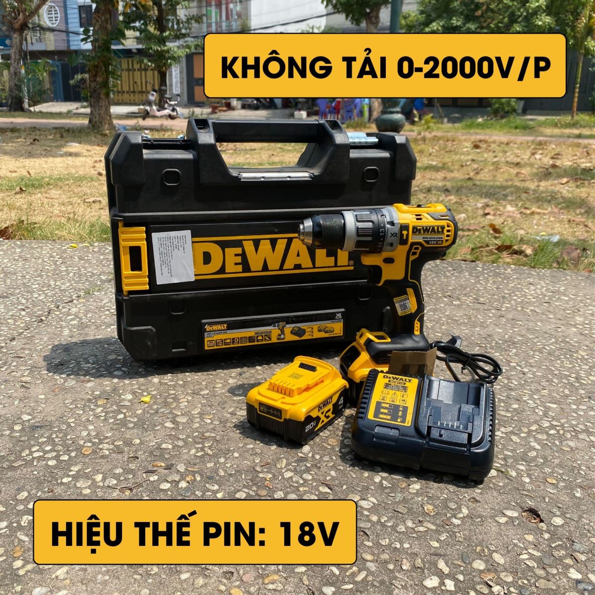 Khoan pin Dewalt đa dụng cho gia đình tháo vát nơi công trình