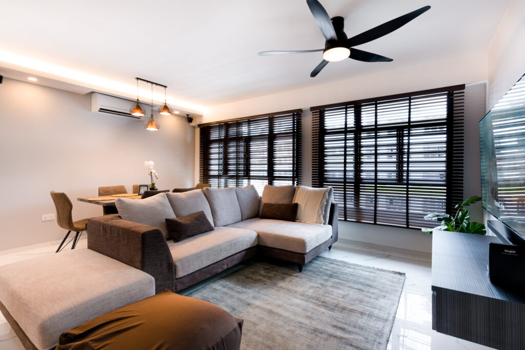 Quạt trần KDK 5 cánh DC inverter U60FW(SIL)