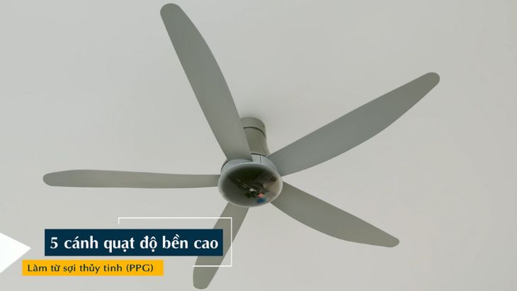 Quạt trần KDK 5 cánh T60AW (SIL)