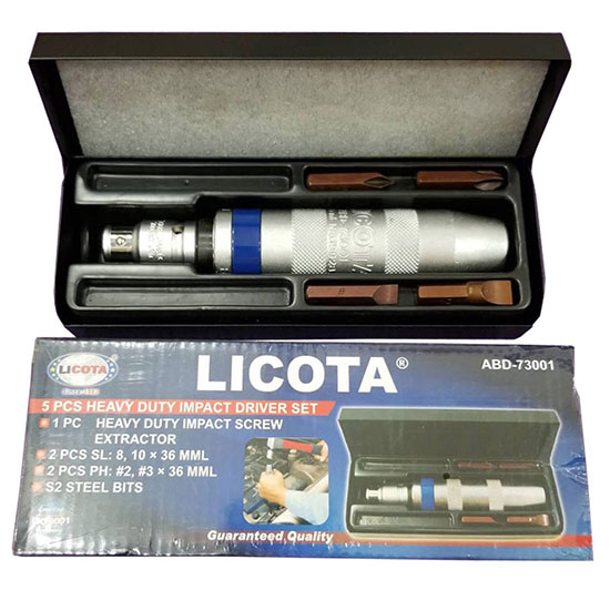 Bộ vít đóng tự động 4 chi tiết Licota ABD-73001