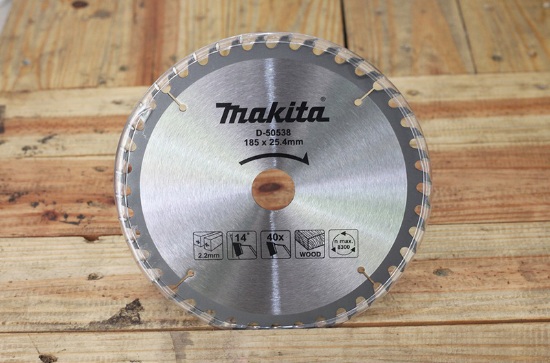 Lưỡi cưa gỗ hợp kim 40 răng Makita D-50538 (185mm)