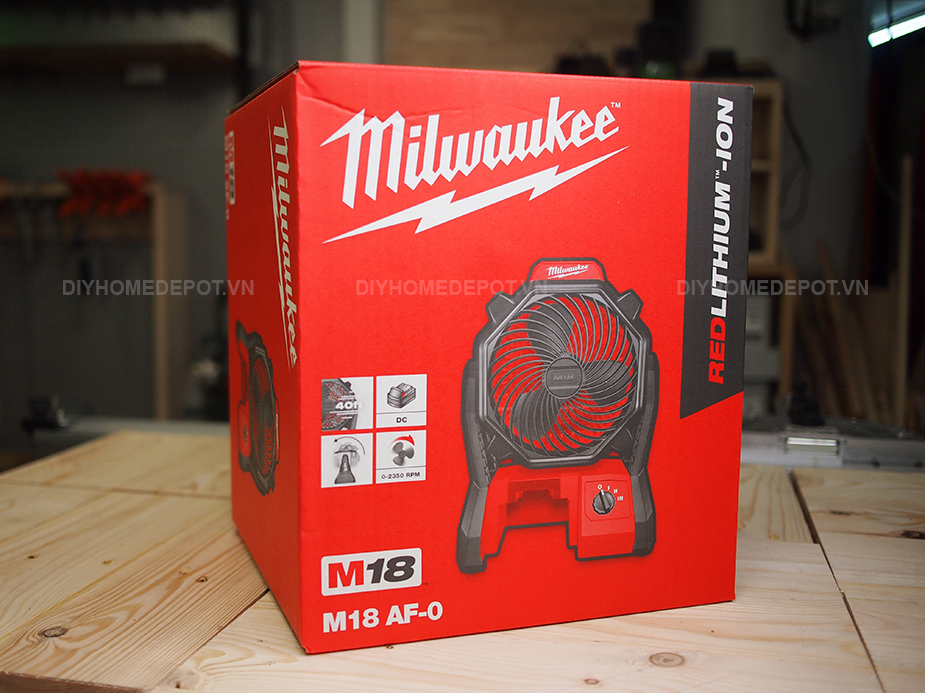 Quạt chạy pin Milwaukee M18 AF-0