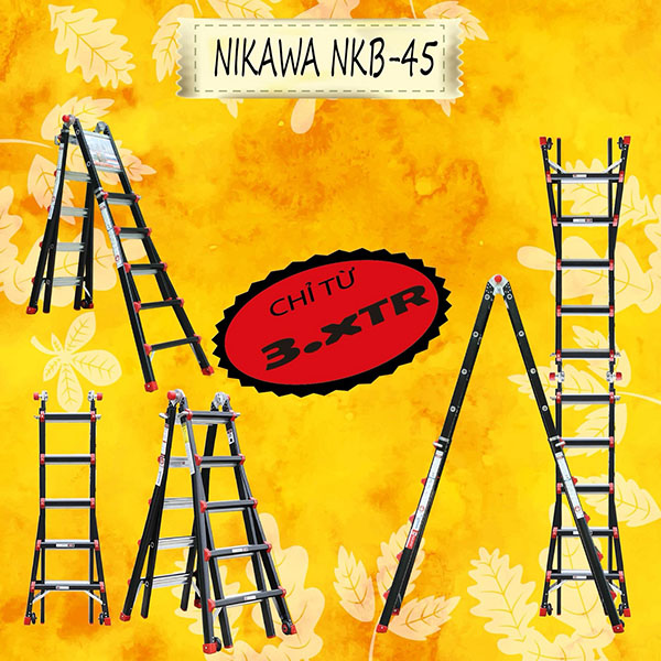 Review thang gấp thông minh Nikawa NKB-45