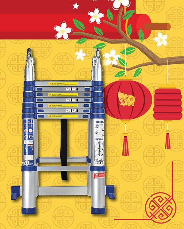 Đánh giá thang nhôm rút Nikawa NK-56AI - người bạn của mọi công trình