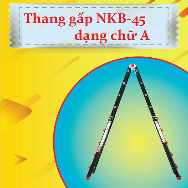 Nét hấp dẫn đáng giá của thang nhôm gấp đa năng Nikawa NKB-45
