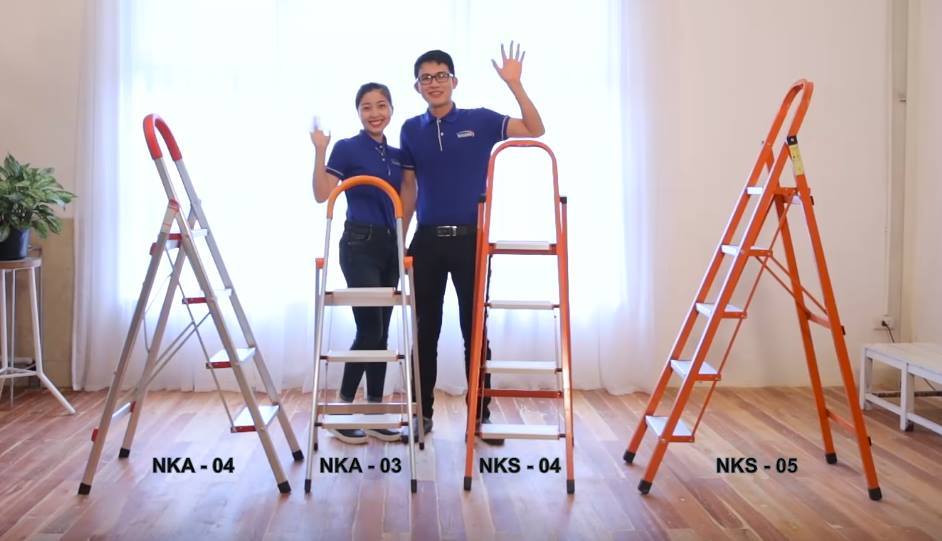 Mẫu thang nhôm Nikawa đáng mua nhất 2018 - Thang nhôm NKA-03