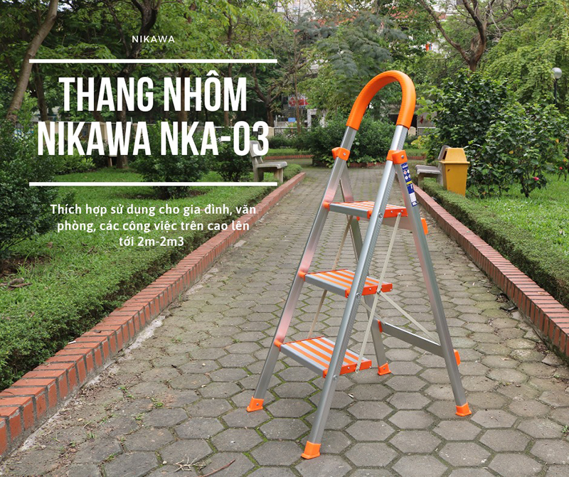 Thang nhôm ghế Nikawa NKA-03