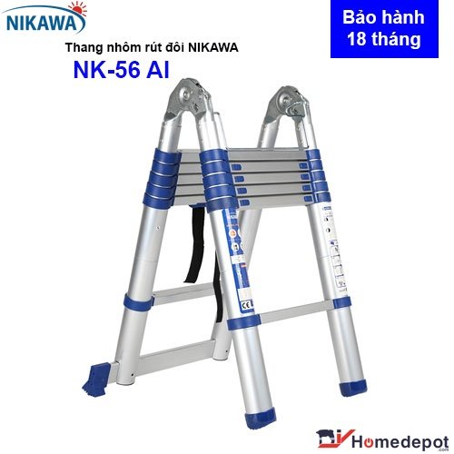 Ưu điểm vượt trội của thang nhôm rút đôi Nikawa NK-56AI