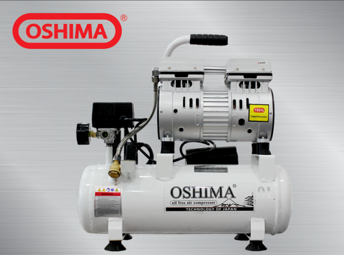 Có gì đặc biệt trên máy nén khí không dầu Oshima 9 lít bao rẻ?