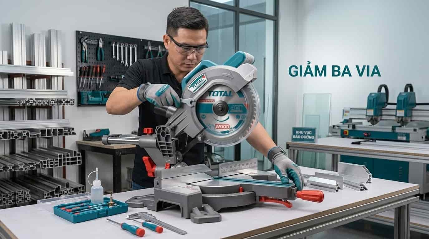 Bảo dưỡng máy cắt định kỳ giúp giảm rung, hạn chế ba via và duy trì độ chính xác khi gia công