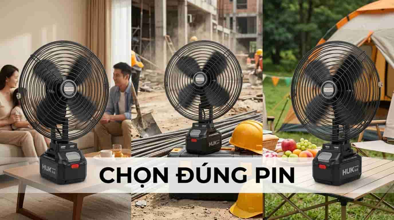 Lựa chọn dung lượng pin theo nhu cầu thực tế giúp tối ưu chi phí và hiệu quả sử dụng