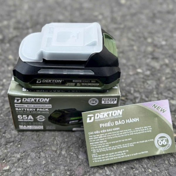 Pin Dekton 21V 2.0Ah Dekton M21-B2065XPLUS