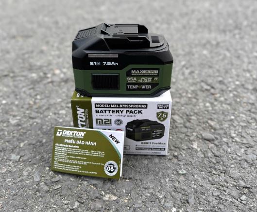 Pin Dekton 21V 7.5Ah M21-B7595PROMAX