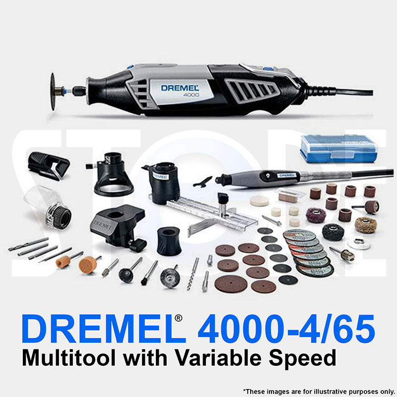 Những điều bạn nên biết khi mua bộ đồ dụng cụ đa năng Dremel 4000 4/65